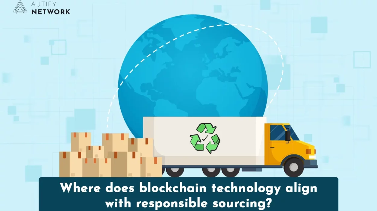 The integration of blockchain technology in supply chains to ensure Responsible Sourcing practices.